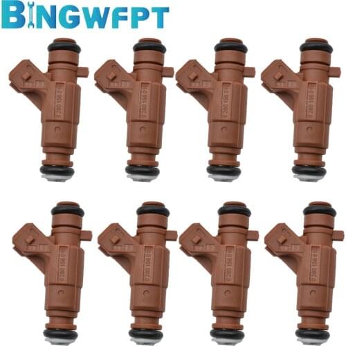 8X Fuel Injectors 0280156016 For Mercedes Benz CL CLK E ML S SL 4.3 5.0 V8 A1130780249 1130780249