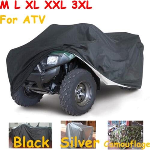 All size 3 colors Universal ATV Cover All Terrain Vehicle Beach motorcycle Protect WaterProof Anti-UV Dustproof Quad Bike Cover