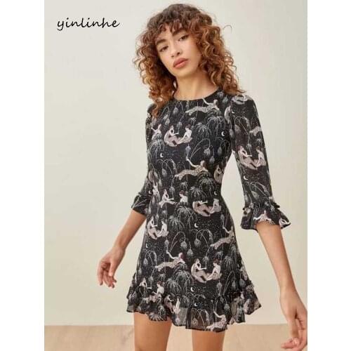 Yinlinhe Summer Dresses With Sleeves