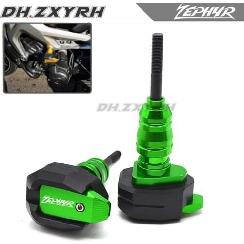 Frame Sliders Crash Protector For KAWASAKI ZRX 400/1100/1200R ZR250 ZR400 ZEPHYR X ER500 Motorcycle Bobbins Falling Protection