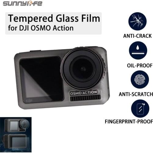 New Arrival Tempered Glass For DJI Osmo Action Screen Protector Lens Protective Film Screen Action Sport Camera Accessories