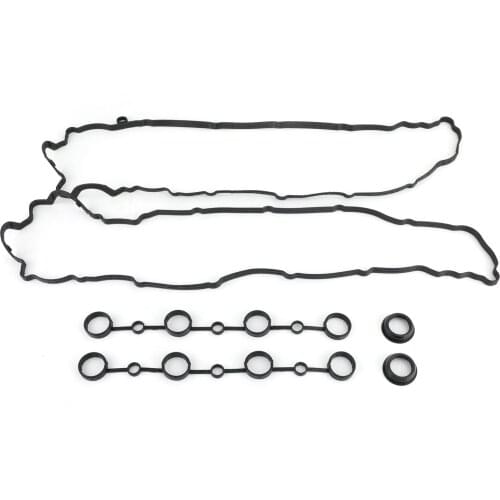 Areyourshop Left & Right Valve Cover Gasket Set Fit For Cayenne V8 2003-2006 Spark Plug Seals Cam Gasket 94810593205 Car Parts