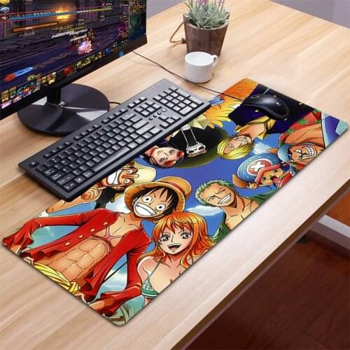 ONE PIECE Large Gaming Mouse Pad Lockedge Mouse Mat XXL Table Mat Gamer Mousepad for Laptop Notebook Lol Keyboard Pad Desk Mat