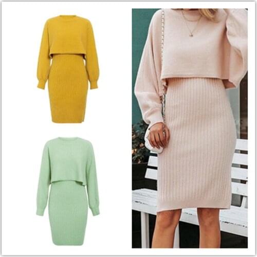 Daily Moony Fashionable Knitted Dresses