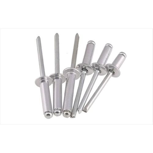 GB12618 round head Aluminum pull nails M2.4 M3.2 M4 M5 M6.4 nails core rivets decorative rivets