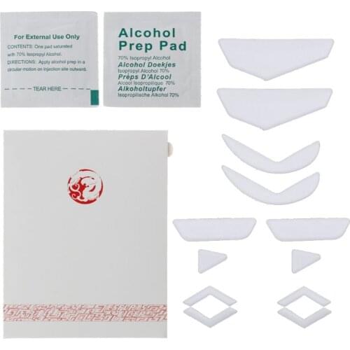 2 Sets/pack Tiger Gaming Mouse Feet Mouse Skate For Logitech G502 Laser Mouse White Mouse Glides Curve Edge