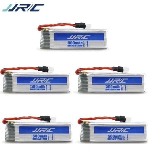 JJRC Brand 500mAh 3.7V li-po battery for JJRC H37 V966 V977 T37 X20 U815A U818 RC Quacopter Spare Parts Accessories 701855 5Pcs