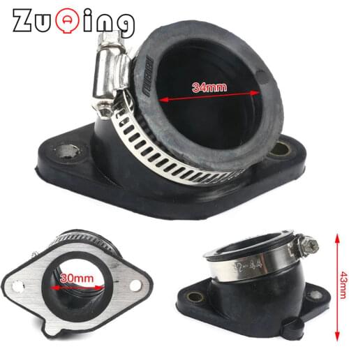 Motorcycle Carburetor Rubber Adapter Inlet Intake Pipe For KAYO T2 T4 CB250 Pit Bike Dirt Bike Motocross Modified PWK 28 30mm