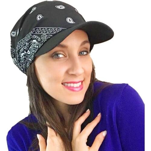 2021 Women Men Unisex Hat Fashion Square Scarf Cap Soft Headscarf Baseball Cap Outdoor Brim Sunshade Hats Gift Hip Hop