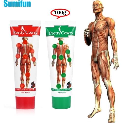 100g Pain Relief Cream In Muscles Massage Cream Joints Muscle Pain Ointment Injured Body Muscle Reliving Massage Cream