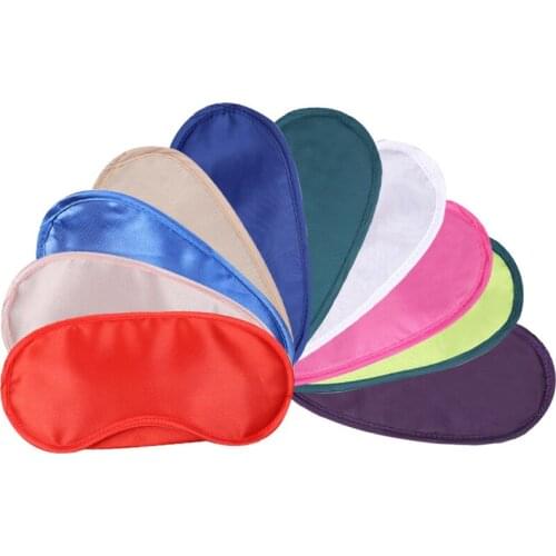 10Pcs/pack Sleep Mask Natural Sleeping Eye Mask Eyeshade Cover Shade Eye Patch Soft Portable Blindfold Travel Eyepatch eye cover