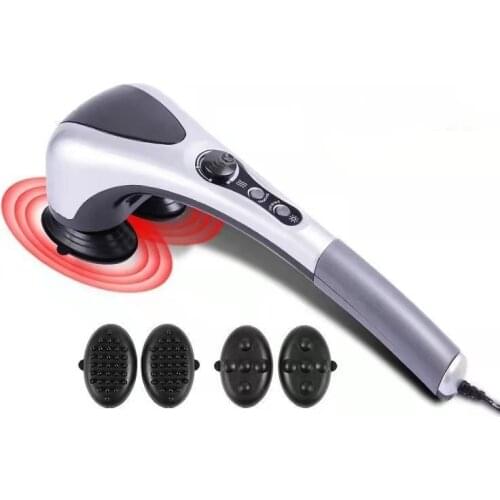 New heating whole body massage stick comfortable portable multi head massager warm compress home relaxation artifact