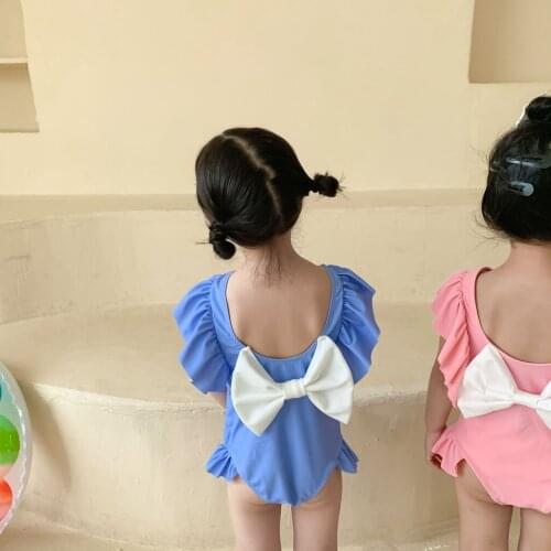 Summer Baby Girls Bow Cute Princess Swimwear