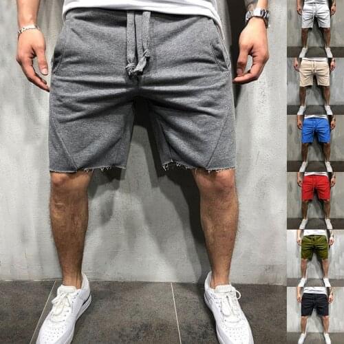 Mens Jogging Running Shorts Double-deck Sport Shorts Large Size Fitness Workout Short Pants Man