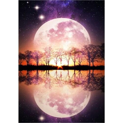 Landscape Sunset∕love Beach Printed Canvas 11CT Cross-Stitch Embroidery Kit DMC Threads Hobby Knitting Painting Jewelry