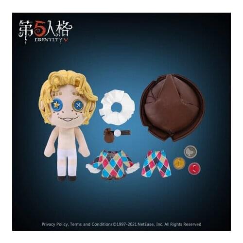 New Game Identity V Mike Morton Acrobat Pillow Plush Doll Plushie Toy Change Suit Dress Up Clothing Cute Cosplay Christmas Gift