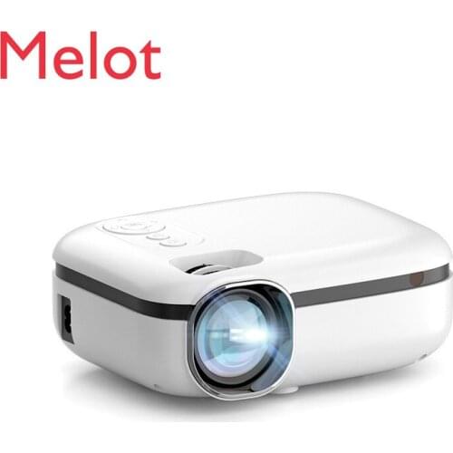 4K Ultra HD 1080P Projector Home Bedroom Wall Projection Small Portable Portable Hand-Connected Machine Projection Screen