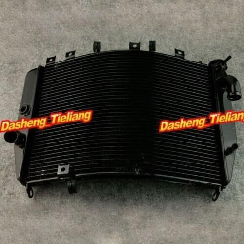 Motorcycle Cooling Radiator For Kawasaki Ninja ZX9R ZX900F ZX-9R 2000 2001 2002 2003 Black Aluminum