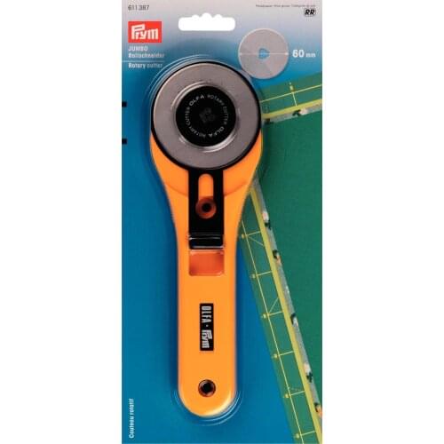 Rollschneider Comfort 45mm Klinge OLFA&Prym 611370 611371 611387 611580 Roll Schneider doppelt sicher