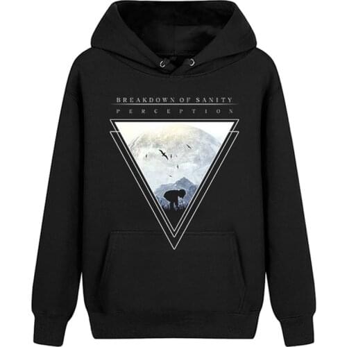 3 designs Breakdown Of Sanity pollover Sweatshirt Rock shell jacket black hoodies punk heavy metal sudadera Demon death fleece