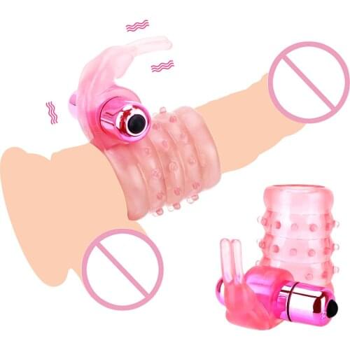 Vibrating Penis Ring Cockring Vibrator Sex Toys for Couples Clitoris Stimulate Elastic Male Delay Ejaculation Ring