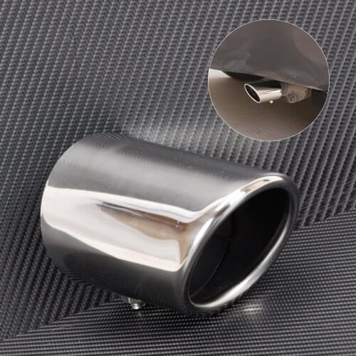 DWCX Silver STAINLESS STEEL EXHAUST TAIL REAR MUFFLER TIP PIPE Tailpipe For Toyota Rav4 RAV-4 MK3 2004- 2011 2012 2013 2014 2015