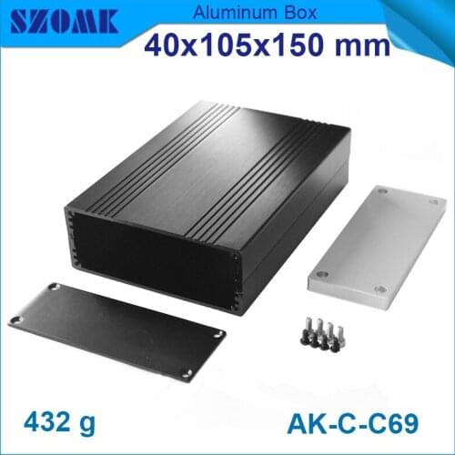 4pcs/lot 40(H)x105(W)x150(L) mm aluminium pretty enclosure for electronic aluminium power profile alloy