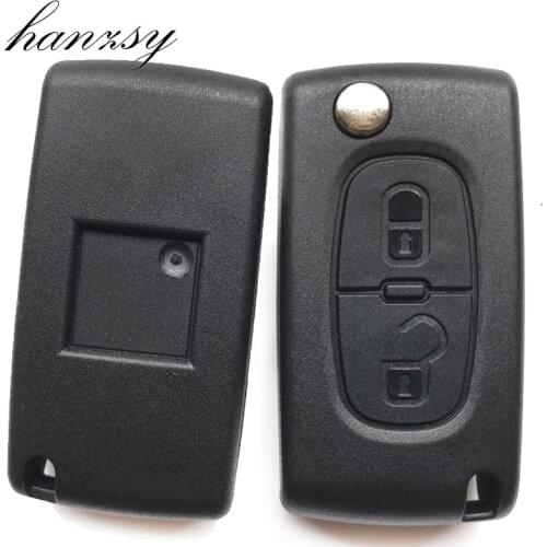 2 Buttons Remote Key Case For Peugeot 308 307 407 107 607 Citroen C3 C5 C8 Xsara Picasso Car Flip Folding Key Shell Cover
