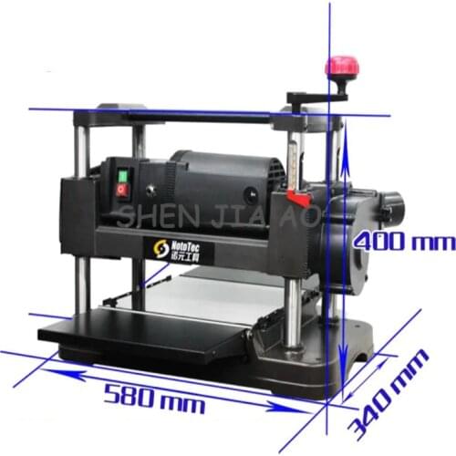 Woodworking Planer 12 Inch Desktop Flat Knife Wood Cutting Machine Industrial Home Automatic Feeding Wood Machine Carpentr Tools