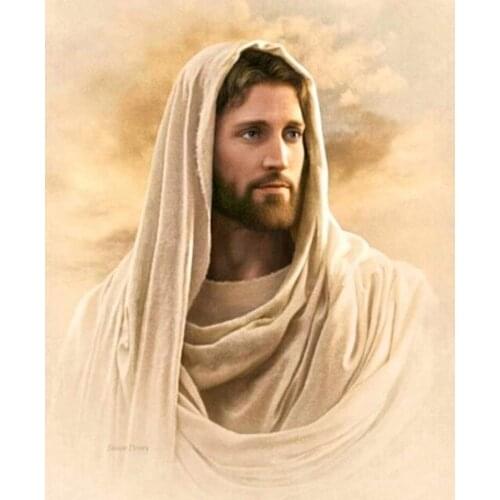 DIY 5D Diamond Painting by Number Kit Religion Jesus Christ Rhinestone Embroidery Cross Stitch Supply Arts Craft Canvas