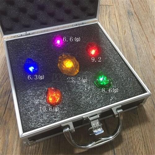 Stones Set 1:1 Cosplay Super Hero Figurine Dolls Toys Action Collectible Model Toy Gift WZP PONG