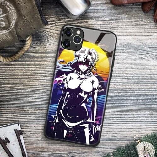 Nelliel Tu Odelschwanck Bleach Anime Soft TPU Glass Phone Case for IPhone SE 6s 7 8 Plus X Xr Xs 11 12 Mini Pro Max Samsung