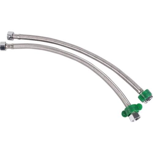 Stainless Explosion-proof Shower Pipe Water Heater Water Supply Connection Pipe Quarter Hot Water Braided Hose