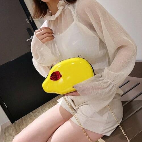 2019 Brand New Women Cute Pig Shaped Crossbody Bag Girls Fashion Messenger Chain Bag Leisure Phone Bag Hot