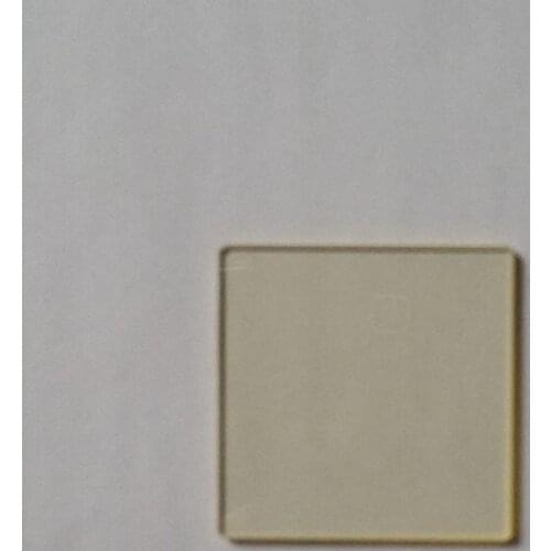 Optical Yellow Glass JB400 Gold Filter Passes Through 50*50*2mm before and after 400 Nm Cut-off