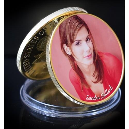 Memorry Coin Last Souvenir Coin Sandra Bullock Lovely Coin Sexy Coin Office Accessories Kids Room Decoration