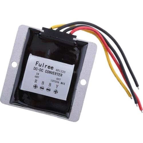 DC/DC Converter 48V (20-60V) to 12V 20A 240W Step-down Power Supply Module