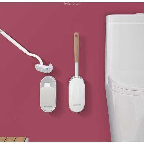 Simple Hanging Toilet Brush Long Cleaning Kit Artifact Toilet Brush Holder Household Brosse Toilette Bathroom Fixture DF50MT