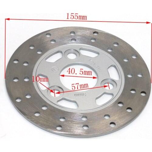 Motorcycle 3 BOLT PATTERN 155MM Disc Brake Rotor For GY6 Scooter Moped Z50 Z50A Z50J DR11 Aluminum alloy Brake