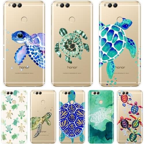 Phone Case Silicone For Huawei Honor 8X MAX 10 9 8 7 Turtle Soft Back Cover For Huawei Honor 7 8 9 10 Lite 7S 7X 7A 7C Pro Case
