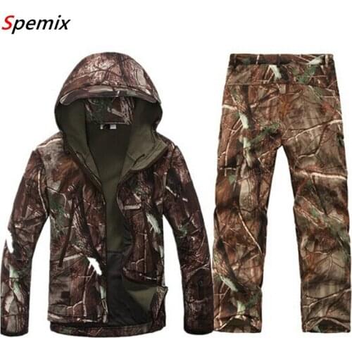 Outdoor Pro Lurker Shark skin Soft Shell TAD V 4.0 Military Uniform Tactical Jacket Waterproof Fleece Hunter Windproof Clothes