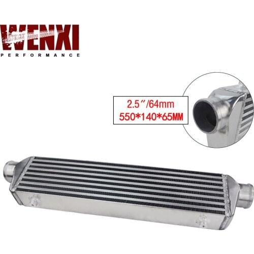 Universal Turbo Intercooler Bar & Plate OD 2.5" 550*140*65mm Front Mount Intercooler WX-IN811-25