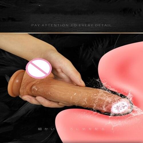 Female masturbation device emulation penis liquid silicone sex toys leather fake penis insertable sex toys