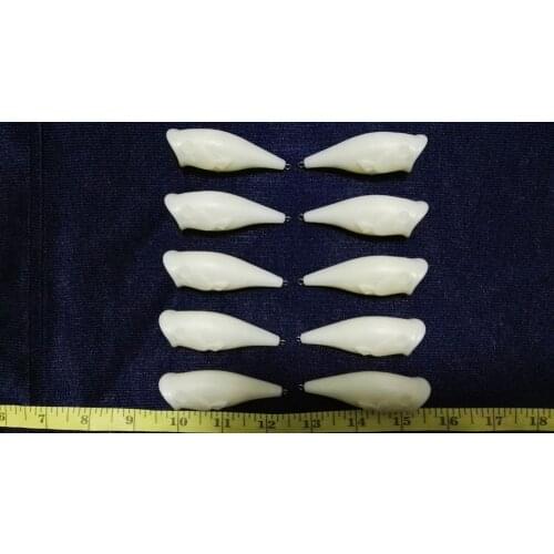 10pcs Unpainted Popper Hard Baits Fishing Lure Bodies 2 Inch 1/4 OZ Blank lures JSE126