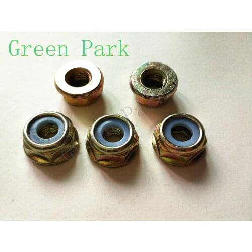 10PCS Strimmer Trimmer Spare Parts Brush Cutter Gear Head Case Nut M10*1.25 Left Hand Blade Nut