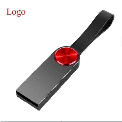 100pcs/lot Custom Logo Mini Metal USB 2.0 Flash Drive Usb Pendrive 64GB 32GB 16GB 8GB 4GB Memoria Usb Stick pen drive for Gift