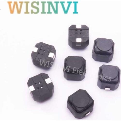 20 PCS 6*6*5 6x6x5mm SMD Silent Silicone Switch Keystroke Switch Micro Switch Button Touch Switch