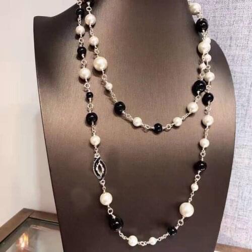 2020 Hot Fashion Jewelry Women Pearls Chain Pendants Pearls Sweater Chain Party Fine Fashion Jewelry