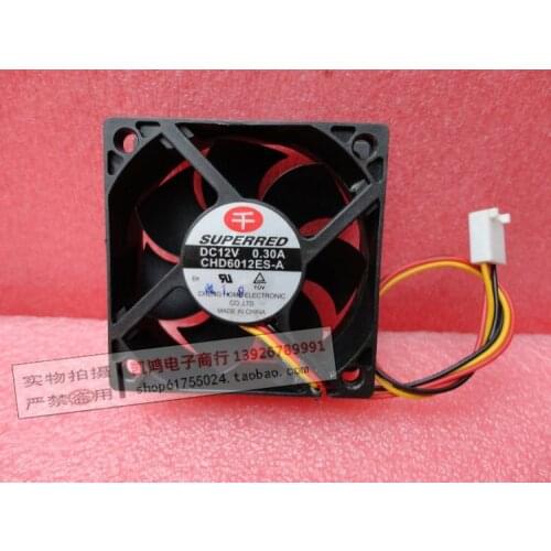 9 6020 60 20 dc12v 0.30a line computer case fan chd6012es-a