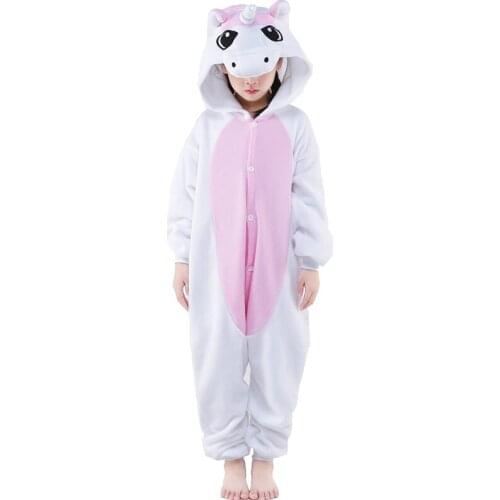 Unicorn Tianma Onesie Pajamas Kids Anime Pyjamas Costume Girls Animal Kigurumi Jumpsuit Winter Sleepwear Halloween Onesieshow